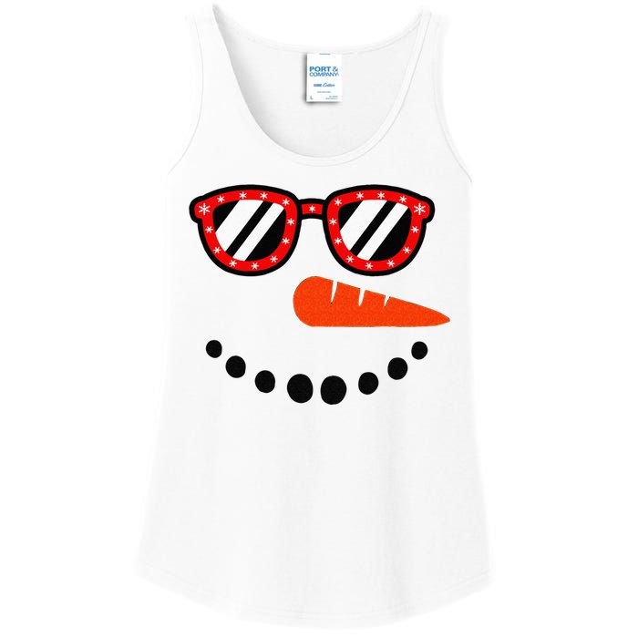 Snowman Christmas For Men Women Snowman Girls Ladies Essential Tank