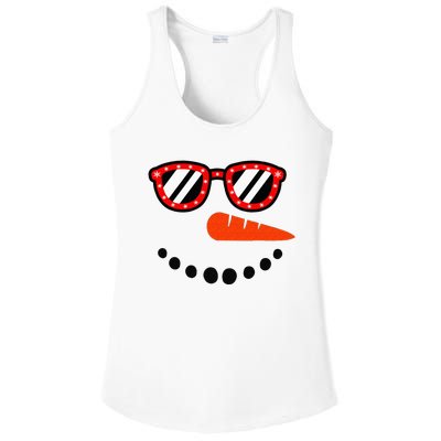 Snowman Christmas For Men Women Snowman Girls Ladies PosiCharge Competitor Racerback Tank