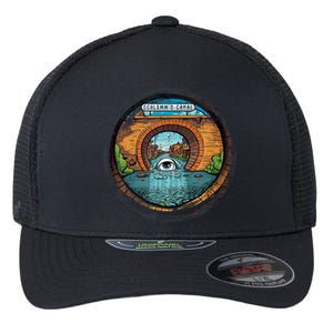 Schlemms Canal Funny Eyeball Optometry Fun Glaucoma Flexfit Unipanel Trucker Cap