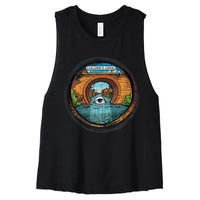 Schlemms Canal Funny Eyeball Optometry Fun Glaucoma Women's Racerback Cropped Tank