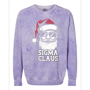 Sigma Claus Funny Christmas Santa Claus Sarcastic Joke Colorblast Crewneck Sweatshirt