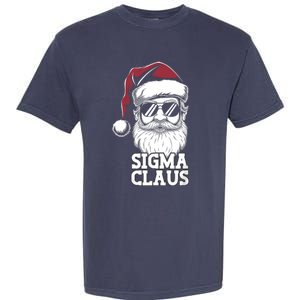 Sigma Claus Funny Christmas Santa Claus Sarcastic Joke Garment-Dyed Heavyweight T-Shirt