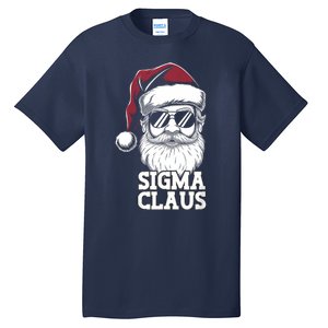 Sigma Claus Funny Christmas Santa Claus Sarcastic Joke Tall T-Shirt