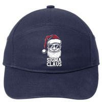 Sigma Claus Funny Christmas Santa Claus Sarcastic Joke 7-Panel Snapback Hat