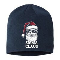 Sigma Claus Funny Christmas Santa Claus Sarcastic Joke Sustainable Beanie