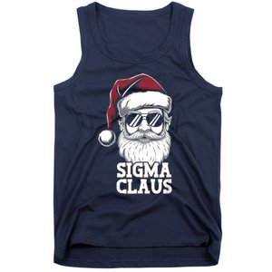 Sigma Claus Funny Christmas Santa Claus Sarcastic Joke Tank Top