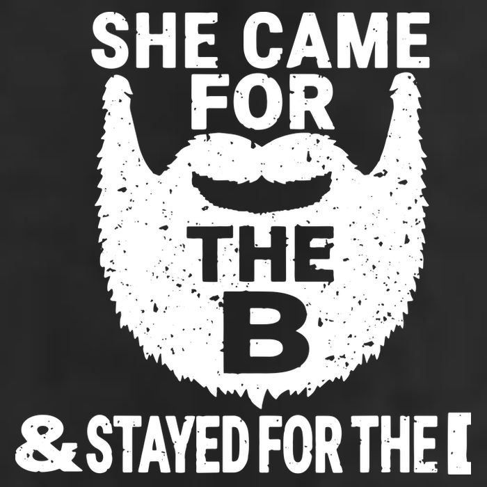 She Came For The B And Stayed For The D Funny Beard Cool Comfort Performance Bucket Hat