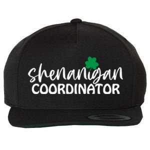 Shenanigan Coordinator Funny St Pattys Day Matching Meme Gift Wool Snapback Cap