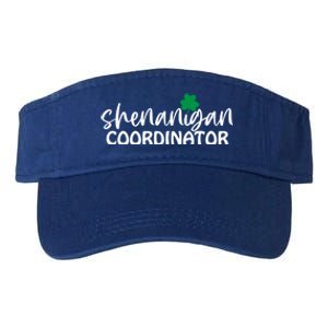 Shenanigan Coordinator Funny St Pattys Day Matching Meme Gift Valucap Bio-Washed Visor