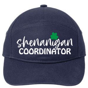 Shenanigan Coordinator Funny St Pattys Day Matching Meme Gift 7-Panel Snapback Hat