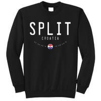 Split Croatia Flag Sweatshirt