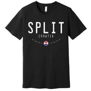 Split Croatia Flag Premium T-Shirt