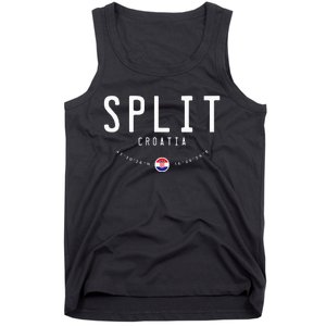 Split Croatia Flag Tank Top