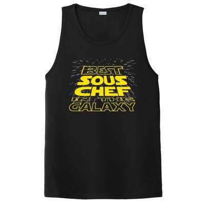 Sous Chef Funny Cool Galaxy Job Gift PosiCharge Competitor Tank