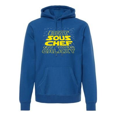 Sous Chef Funny Cool Galaxy Job Gift Premium Hoodie