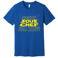 Sous Chef Funny Cool Galaxy Job Gift Premium T-Shirt