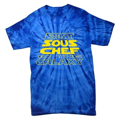 Sous Chef Funny Cool Galaxy Job Gift Tie-Dye T-Shirt