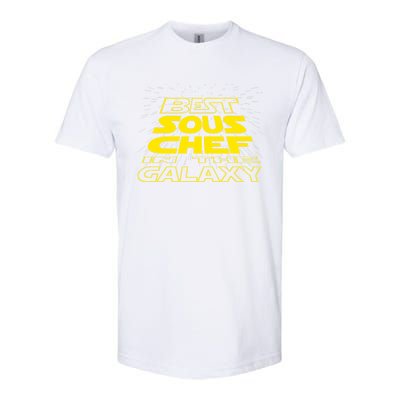 Sous Chef Funny Cool Galaxy Job Gift Softstyle CVC T-Shirt