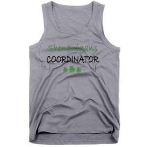 Shenanigans Coordinator Funny St Patricks Day Gift Tank Top