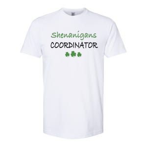 Shenanigans Coordinator Funny St Patricks Day Gift Softstyle CVC T-Shirt