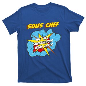 Sous Chef Funny Superhero Job Gift T-Shirt