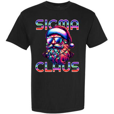 Sigma Claus Funny Santa Christmas Meme Garment-Dyed Heavyweight T-Shirt