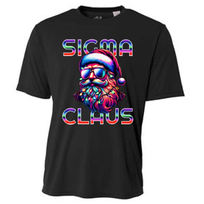 Sigma Claus Funny Santa Christmas Meme Cooling Performance Crew T-Shirt