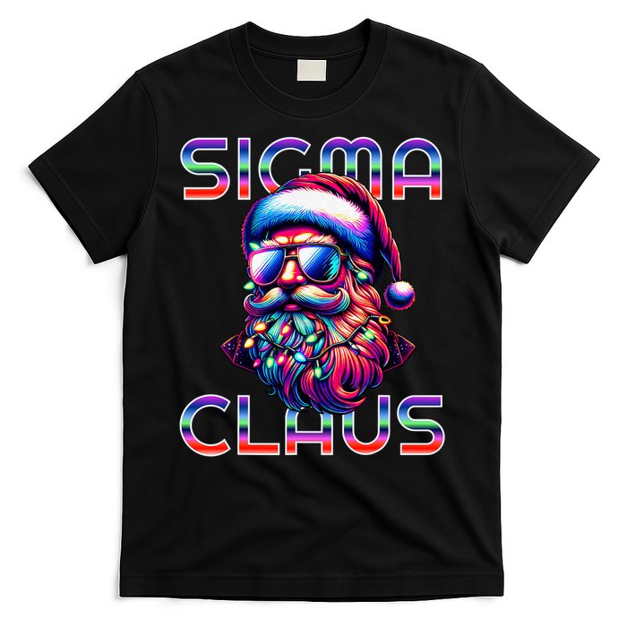 Sigma Claus Funny Santa Christmas Meme T-Shirt