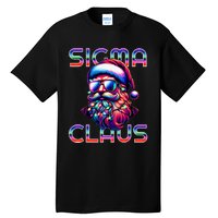 Sigma Claus Funny Santa Christmas Meme Tall T-Shirt