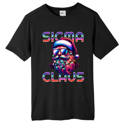 Sigma Claus Funny Santa Christmas Meme Tall Fusion ChromaSoft Performance T-Shirt