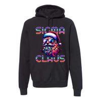 Sigma Claus Funny Santa Christmas Meme Premium Hoodie