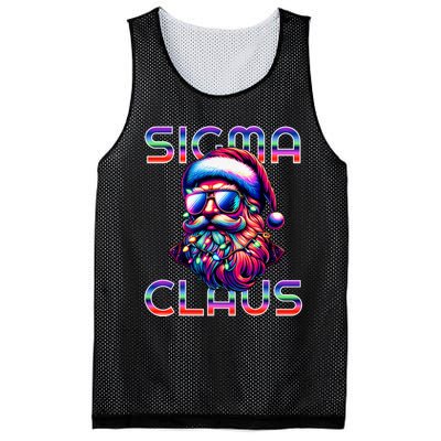 Sigma Claus Funny Santa Christmas Meme Mesh Reversible Basketball Jersey Tank