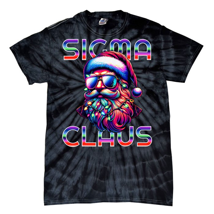 Sigma Claus Funny Santa Christmas Meme Tie-Dye T-Shirt