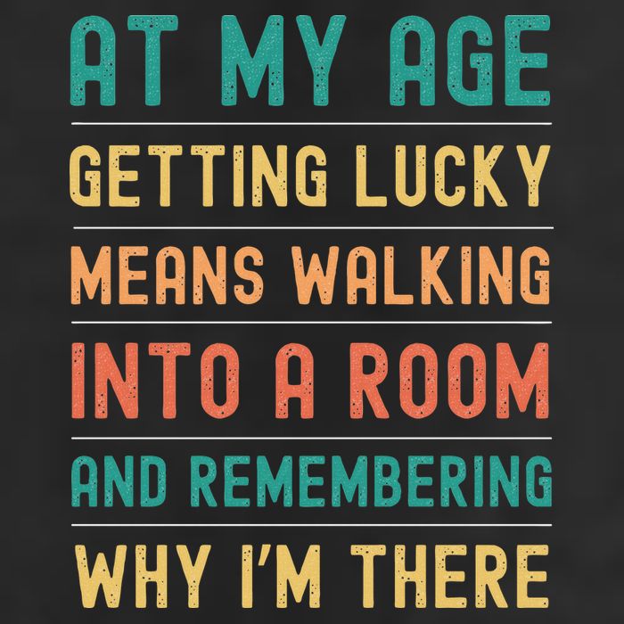 Senior Citizens Funny Saying At My Age Getting Lucky Jokes  Golf Towel