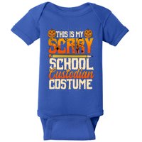 School Custodian Funny Gift Halloween Funny Janitor Custodial Great Gift Baby Bodysuit