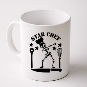 Star Chef Funny Dabbing Skeleton With Chefs Hat Funny Gift Coffee Mug