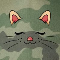 Sleeping Cat Face Legacy Tie Dye Trucker Hat