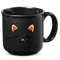 Sleeping Cat Face 15oz Campfire Ceramic Mug