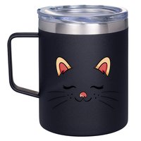 Sleeping Cat Face 12oz Stainless Steel Coffee Mug