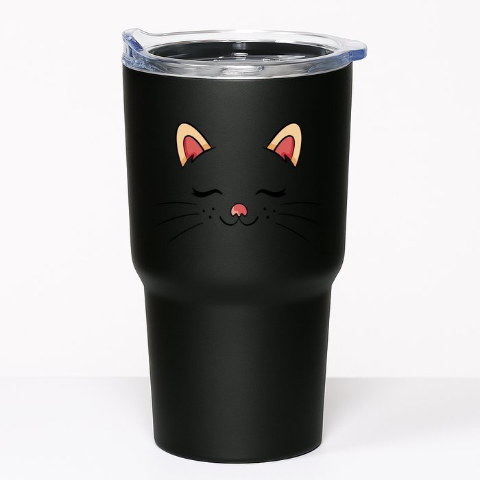 Sleeping Cat Face Tumbler
