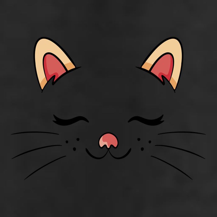 Sleeping Cat Face Golf Towel