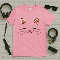 Sleeping Cat Face T-Shirt