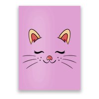Sleeping Cat Face Poster
