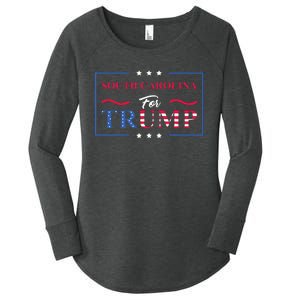 South Carolina For Trump 2024 Pro Vote Republican Women's Perfect Tri Tunic Long Sleeve Shirt