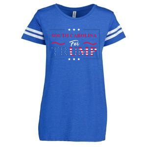 South Carolina For Trump 2024 Pro Vote Republican Enza Ladies Jersey Football T-Shirt