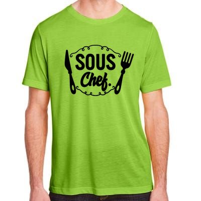 Sous Chef Family Matching Head Chef Mothers Day Mom Birthday Gift Adult ChromaSoft Performance T-Shirt