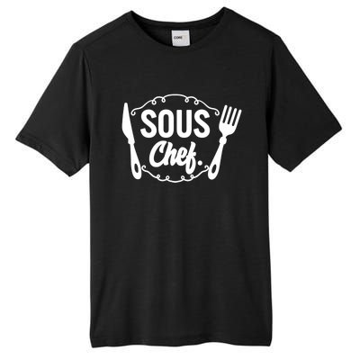 Sous Chef Family Matching Head Chef Mothers Day Mom Birthday Gift Tall Fusion ChromaSoft Performance T-Shirt