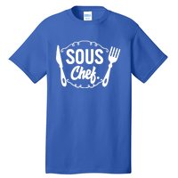 Sous Chef Family Matching Head Chef Mothers Day Mom Birthday Gift Tall T-Shirt