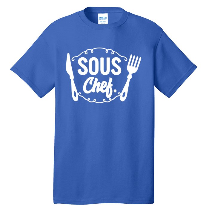 Sous Chef Family Matching Head Chef Mothers Day Mom Birthday Gift Tall T-Shirt