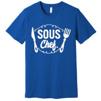 Sous Chef Family Matching Head Chef Mothers Day Mom Birthday Gift Premium T-Shirt